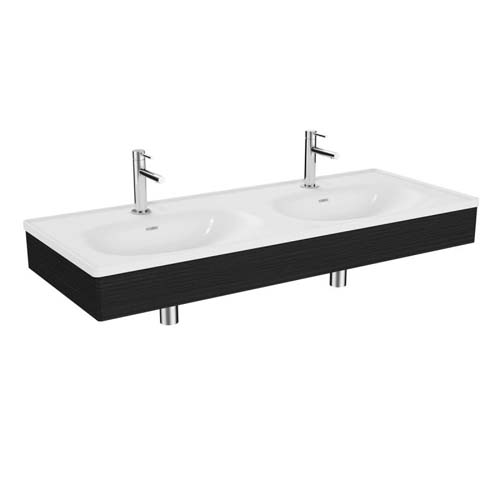 Vitra Designer Collection Equal 130cm Basin Unit with Asymmetric Basin