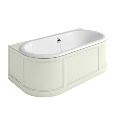 Burlington London Bath with Back To Wall Surround Bath with Sand Surround 2