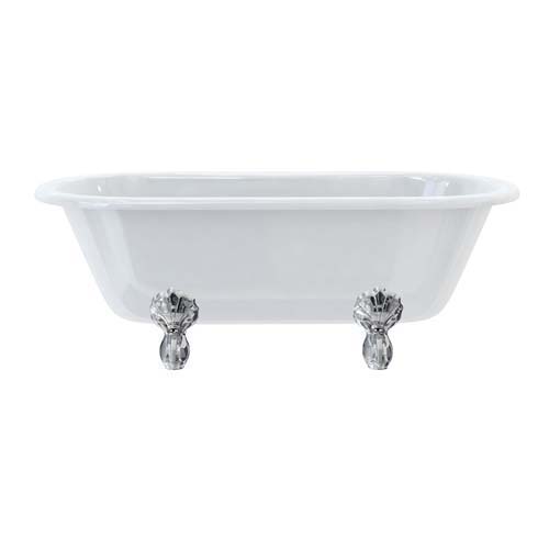 Burlington Windsor Double Ended 170 x 75cm Bath Excludes Feet - White 11