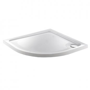 Kudos Kstone Quad 900 x 800 Left Hand Tray - White