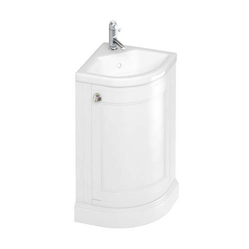 Burlington Quattrocast Corner Basin 43cm - White 4