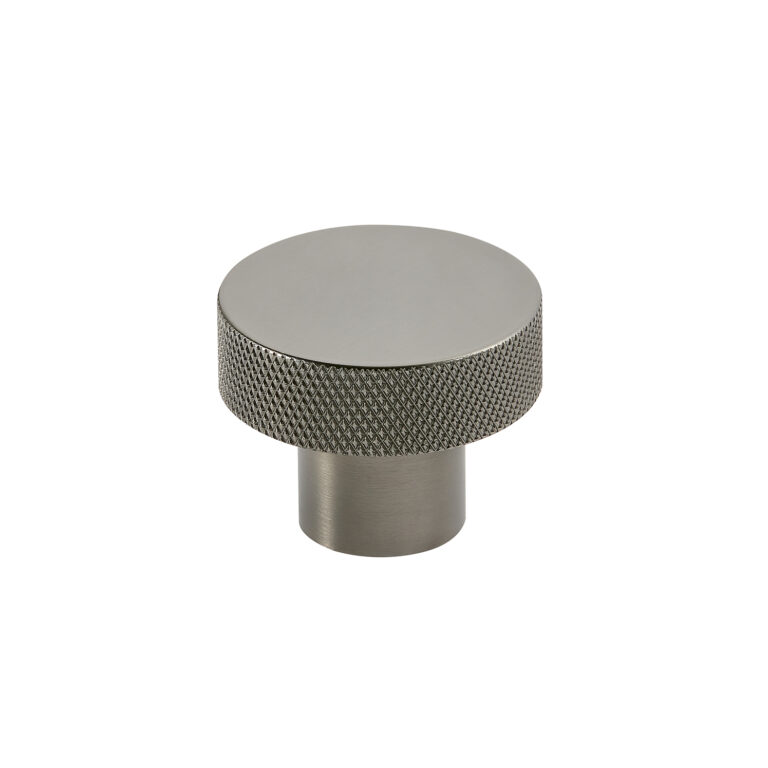 Bayou Knurled Round 42mm - Gun Metal