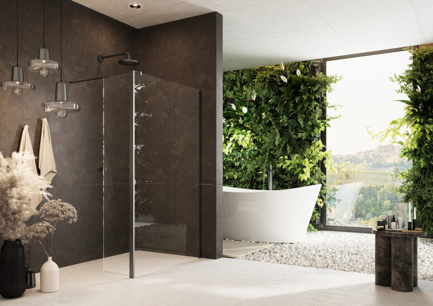 Bayou Minos Swivel Panel 300 - Brushed Brass