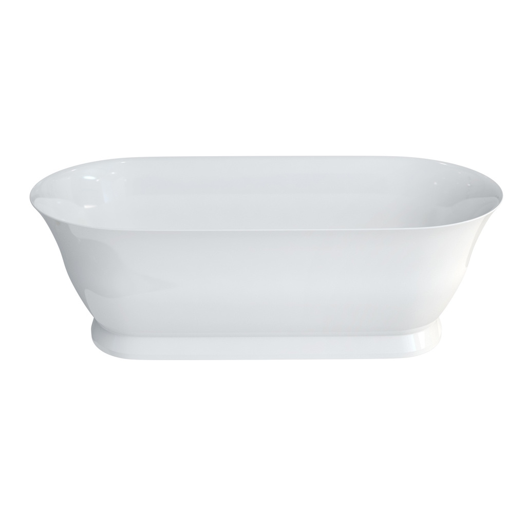 Clearwater Florenza Clearstone Bath 1828 x 864mm - White