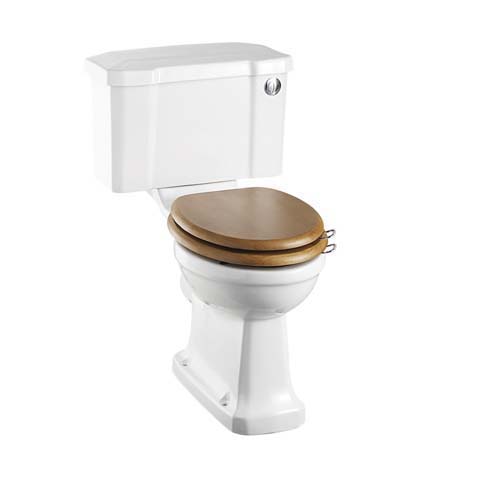 Burlington Rimless Close Coupled Pan - White
