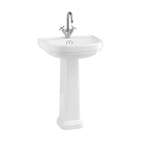 Burlington D Shape Basin and Pedestal