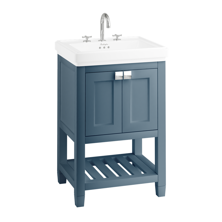 Riviera 58 x 80H - Matt Blue with Chrome Handles 12