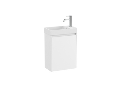 Roca Ona 450 x 260mm Compact 1 Door Furniture Pack with Basin - Matt White
