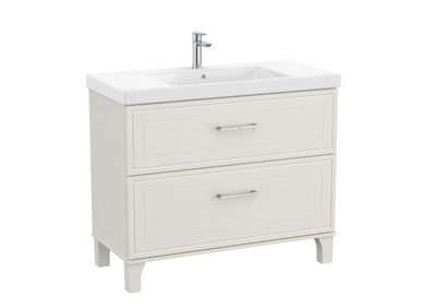 Roca Romea 1000mm Vanity Unit Only - Matt White