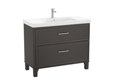 Roca Romea 1000mm Vanity Unit Only - Matt Dark Grey
