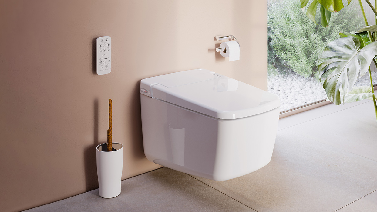 Vitra Essential V-Care Smart Wall Hung WC 5